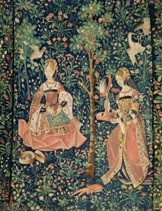 Lordly Life：Embroidery、c.1500 作： French School